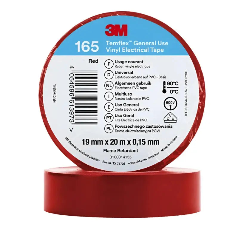 ELECTRICAL TAPE RED 3M 19X60