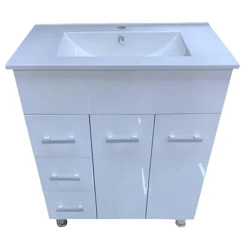 VANITY SIENNA 75CM WHITE SANI
