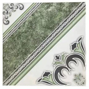 TILE PD35720 GEO GREEN 18X18" - GRAHAMS HARDWARE
