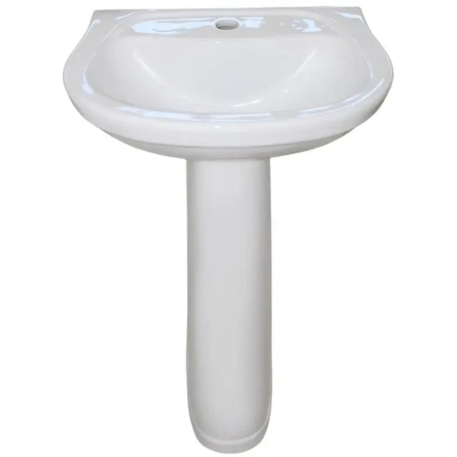 BASIN PEDESTAL WHITE ACUACER.