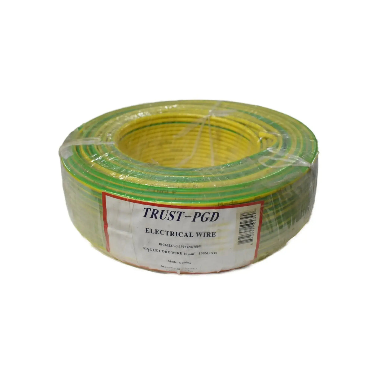 SINGLE WIRE 2.5MM GRE/YELL CUT