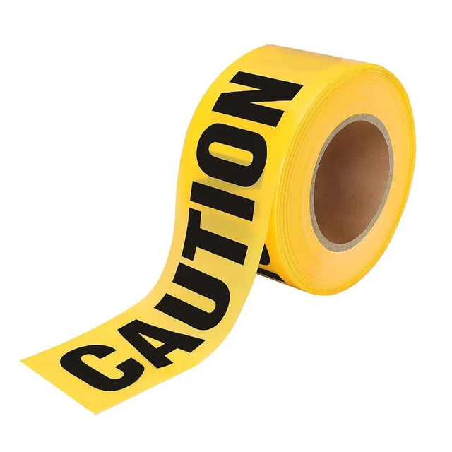 CAUTION TAPE YELLOW 3"X300FT.